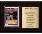 Larry Walker Colorado Rockies Hall of Fame Stats Plaque 6x8 1 Card Topps, Bowman 2024 2025 2026