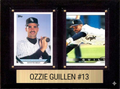 Ozzie Guillen Chicago White Sox Fan Gift Plaque 6x8 2 Cards Topps, Bowman 2024 2025 2026