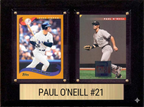 Paul O'Neill New York Yankees Fan Gift Plaque 6x8 2 Cards Topps, Bowman 2024 2025 2026