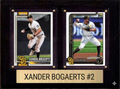 Xander Bogaerts San Diego Padres Fan Gift Plaque 6x8 2 Cards Topps, Bowman 2024 2025 2026