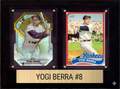 Yogi Berra New York Yankees HOF Fan Gift Plaque 6x8 2 Cards Topps Donruss Panini 2024 2025 2026