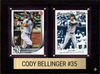 Cody Bellinger New York Yankees Fan Gift Plaque 6x8 2 Cards Topps Donruss Panini 2024 2025 2026