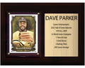 Dave Parker Pittsburgh Pirates Hall of Fame Stats Plaque 6x8 1 Card Topps, Bowman 2024 2025 2026