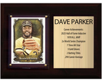 Dave Parker Pittsburgh Pirates Hall of Fame Stats Plaque 6x8 1 Card Topps, Bowman 2024 2025 2026