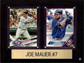 Joe Mauer Minnesota Twins Hall of Fame Fan Gift Plaque 6x8 2 Cards Topps, Bowman 2024 2025 2026