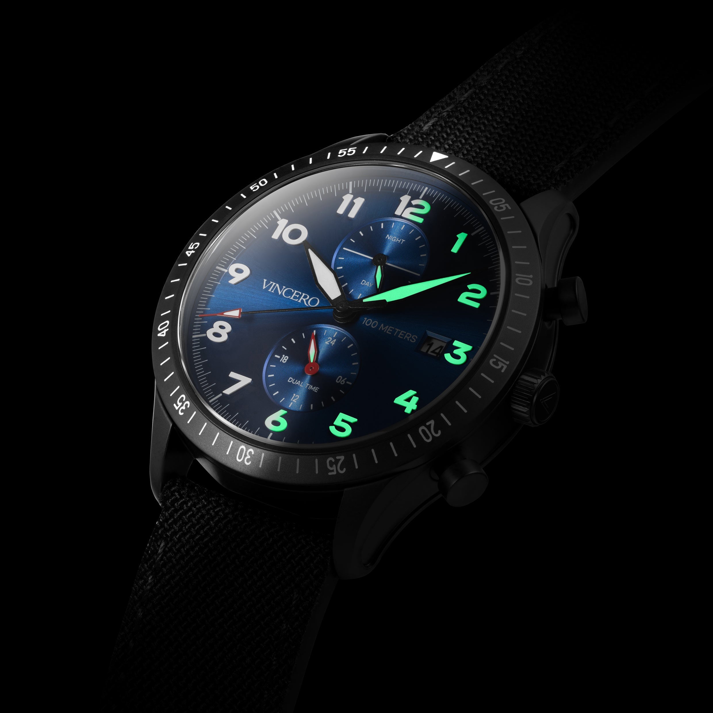 The Altitude - Matte Black/Cobalt