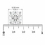 IGI Certified 14K Gold Lab Grown Diamond Solitaire Stud Earrings
