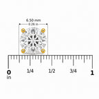 IGI Certified 14K Gold Lab Grown Diamond Solitaire Stud Earrings
