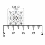IGI Certified 14K Gold Lab Grown Diamond Solitaire Stud Earrings