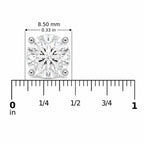 IGI Certified 14K Gold Lab Grown Diamond Solitaire Stud Earrings