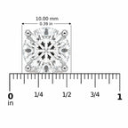 IGI Certified 14K Gold Lab Grown Diamond Solitaire Stud Earrings