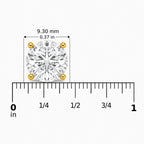 IGI Certified 14K Gold Lab Grown Diamond Solitaire Stud Earrings