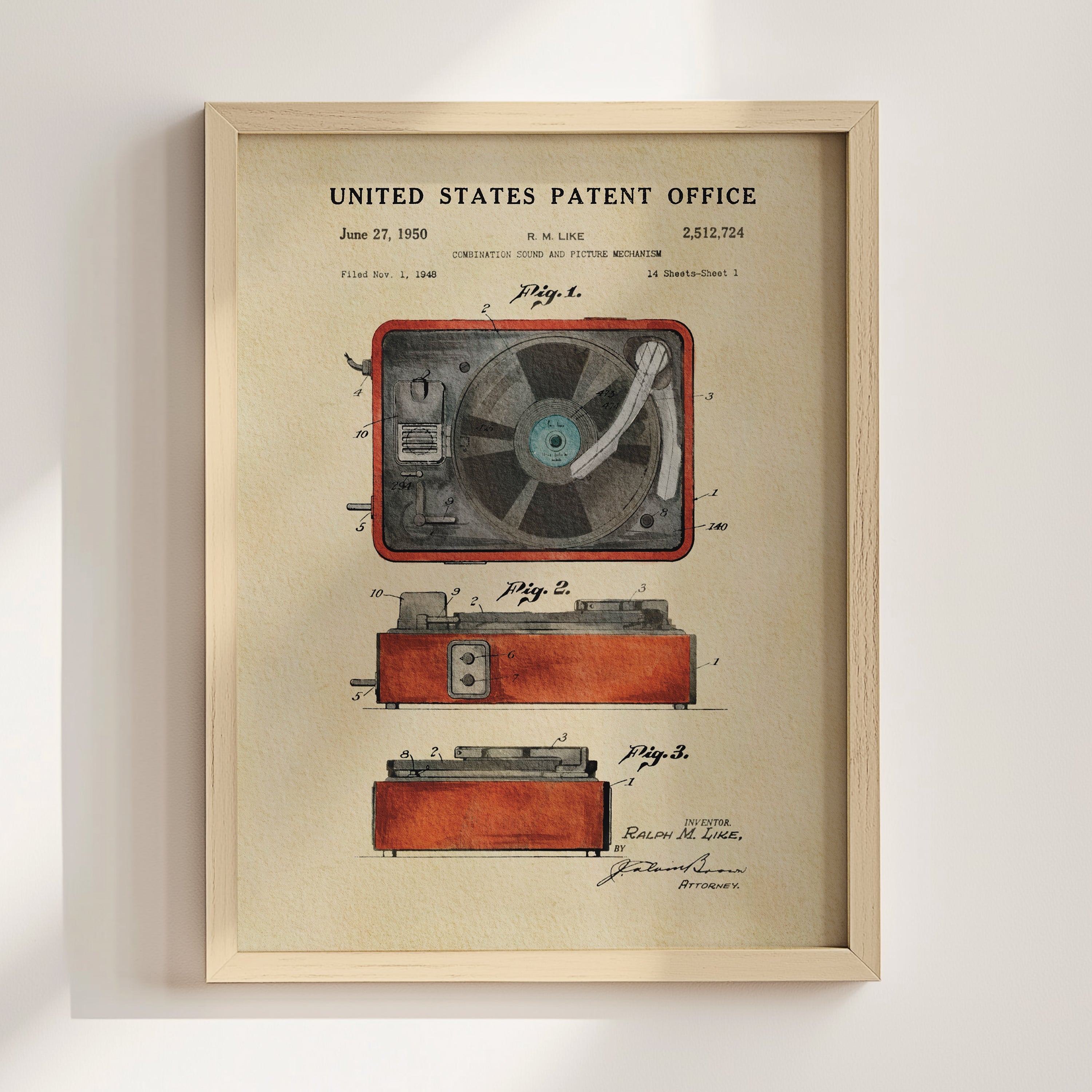 Red Record Player (1950)