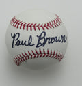 Paul Brown Philadelphia Phillies Autographed/Signed OML Baseball