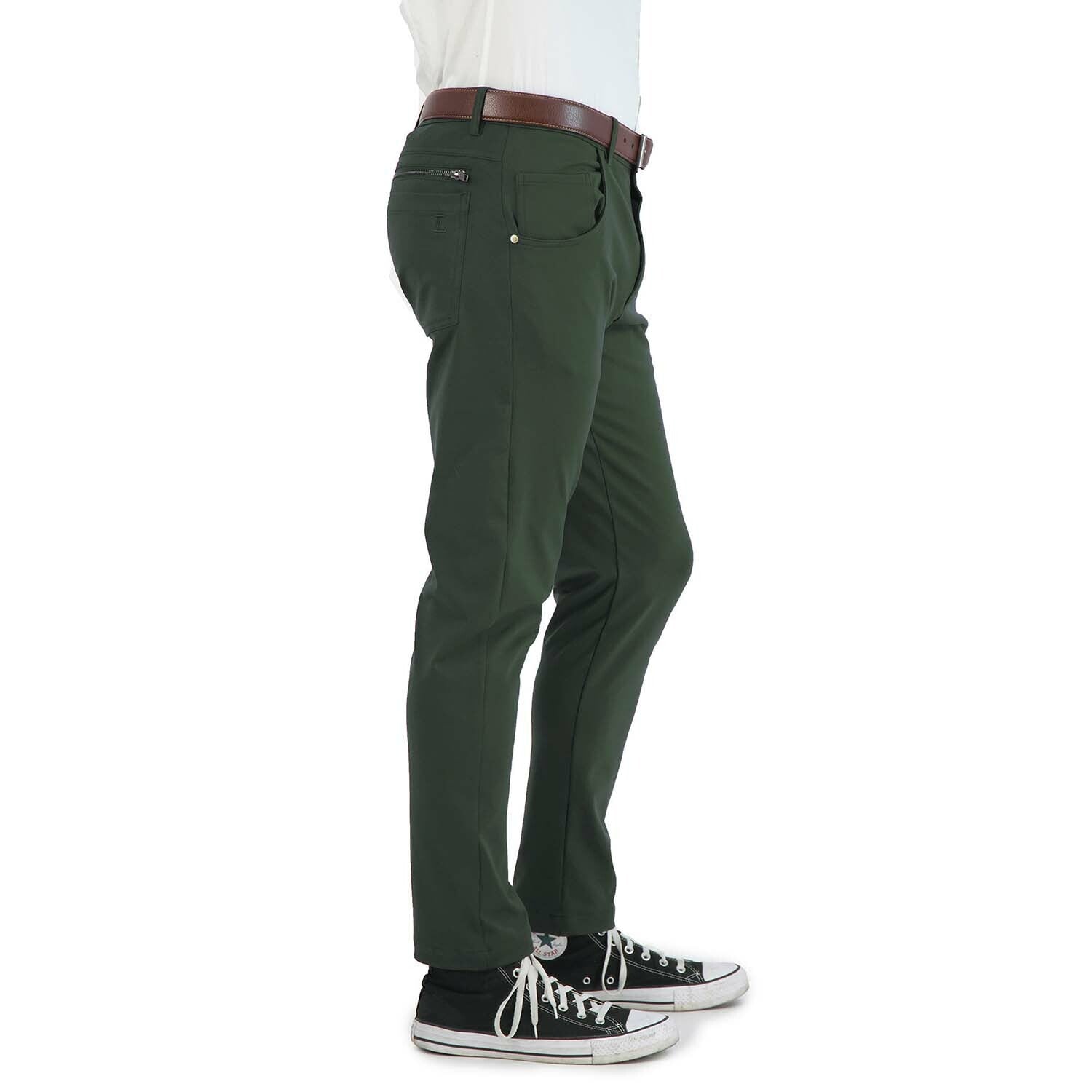 Casual 5-Pocket All Day Tech Stretch Pant // Olive