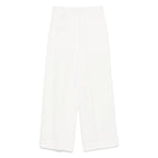 Ann Demeulemeester White Trousers - Straight Trousers Women