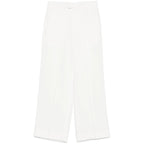 Ann Demeulemeester White Trousers - Straight Trousers Women