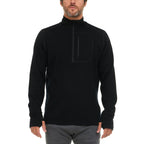 Heavyweight Men's Wool 1/4 Zip - 100% Merino Wool