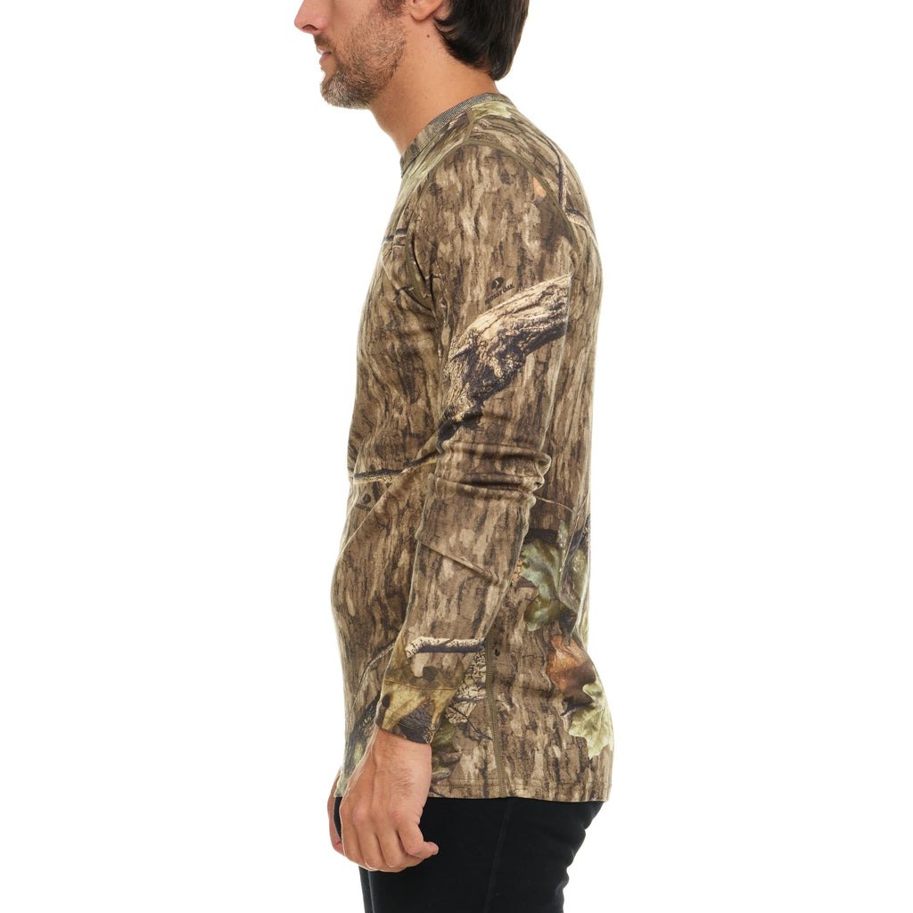 Men's Wool Thermal Top Midweight Base Layer - 100% Merino Wool