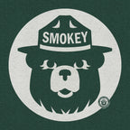 Smokey Bear Shirt Retro Mascot T-Shirt - Forest Green