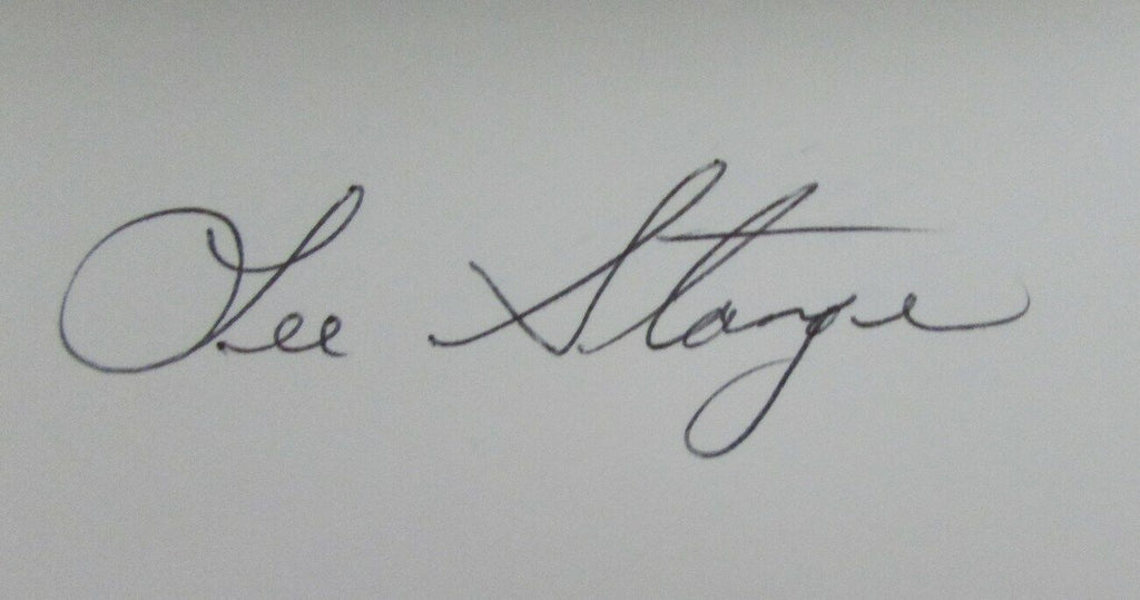 Lee Stange 1967 Boston Red Sox Signed 3x5 Index Card with 5x7  Photo 158544