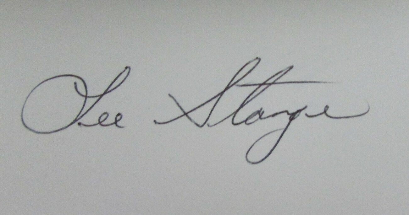 Lee Stange 1967 Boston Red Sox Signed 3x5 Index Card with 5x7  Photo 158544