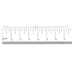 10K Yellow Gold Diamond Accent "A-Z" Initial Charm and Link Bracelet