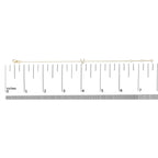 10K Yellow Gold Diamond Accent "A-Z" Initial Charm and Link Bracelet