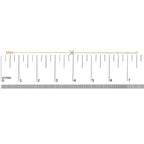10K Yellow Gold Diamond Accent "A-Z" Initial Charm and Link Bracelet