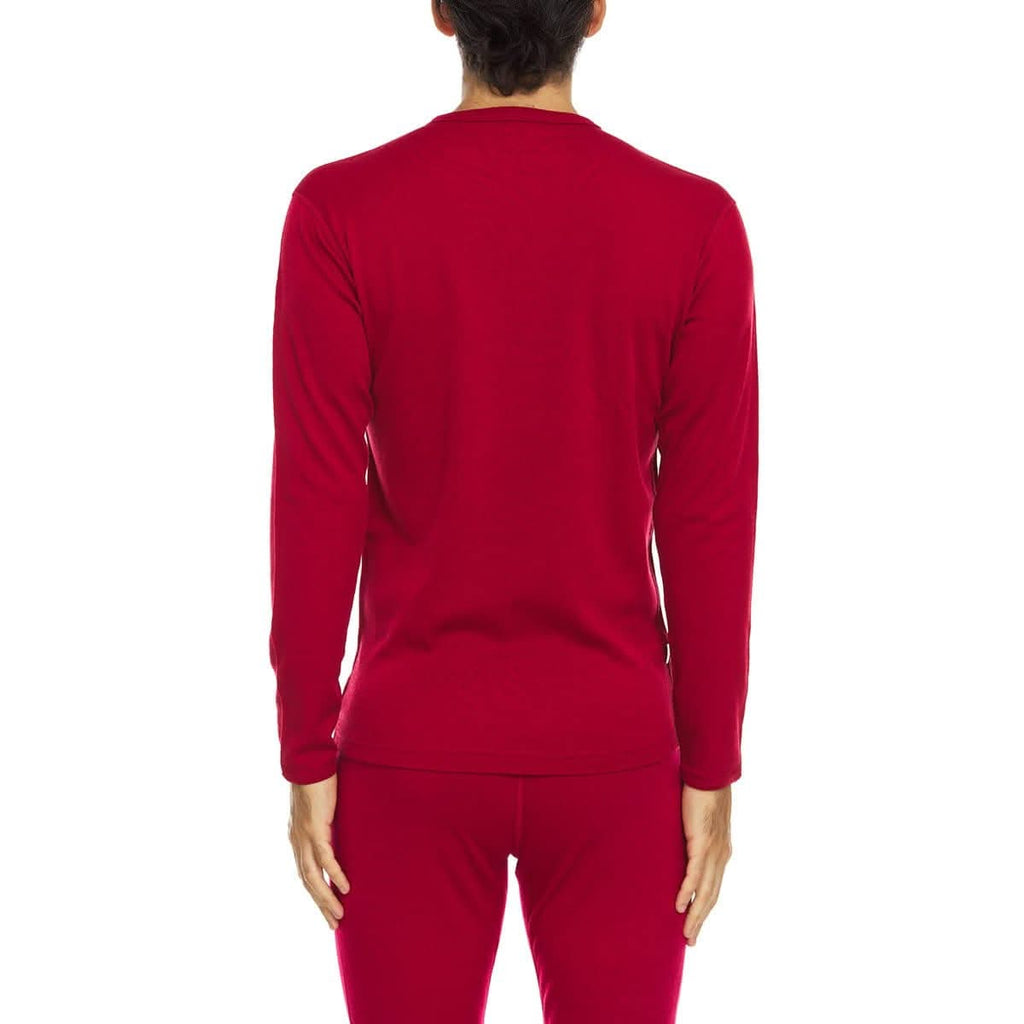 Men's Wool Thermal Top Midweight Base Layer - 100% Merino Wool