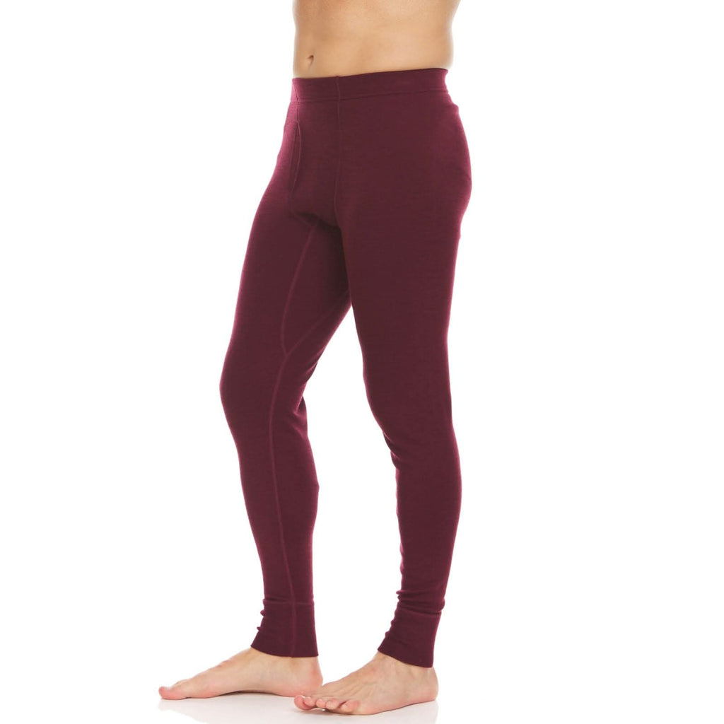 Midweight Men's Wool Bottom Thermal Base Layer -  100% Merino Wool