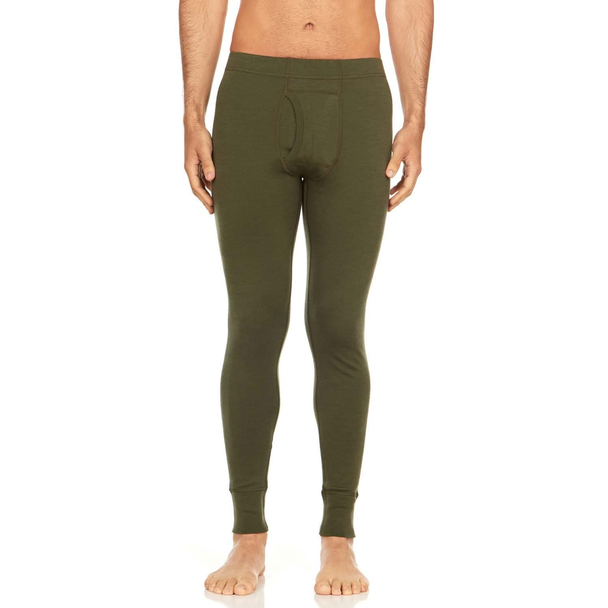 Midweight Men's Wool Bottom Thermal Base Layer -  100% Merino Wool