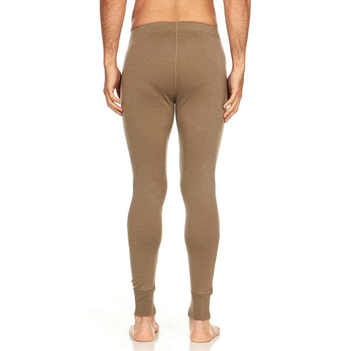 Midweight Men's Wool Bottom Thermal Base Layer -  100% Merino Wool