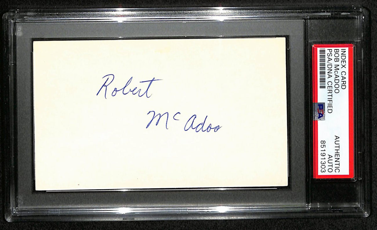 Bob McAdoo HOF Signed/Auto 3x5 Index Card Buffalo Braves PSA/DNA 188570