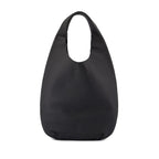 Black Shoulder Bag With Logo Print