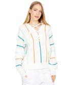 Roxy Bay of Rainbows Snow White Top