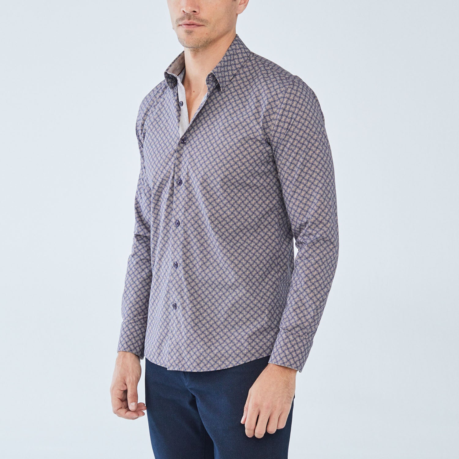 Boris Becker // Angola Button Up Shirt // Navy