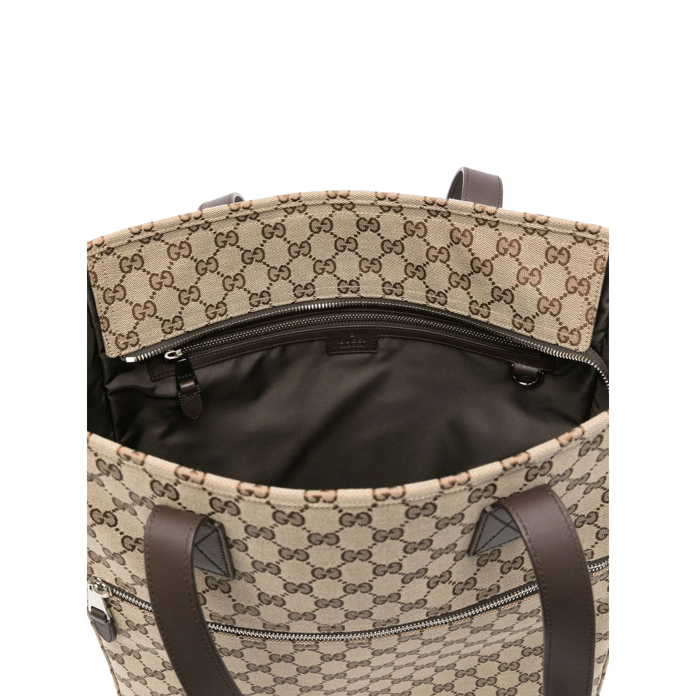 Gucci Brown Tote Bags Men