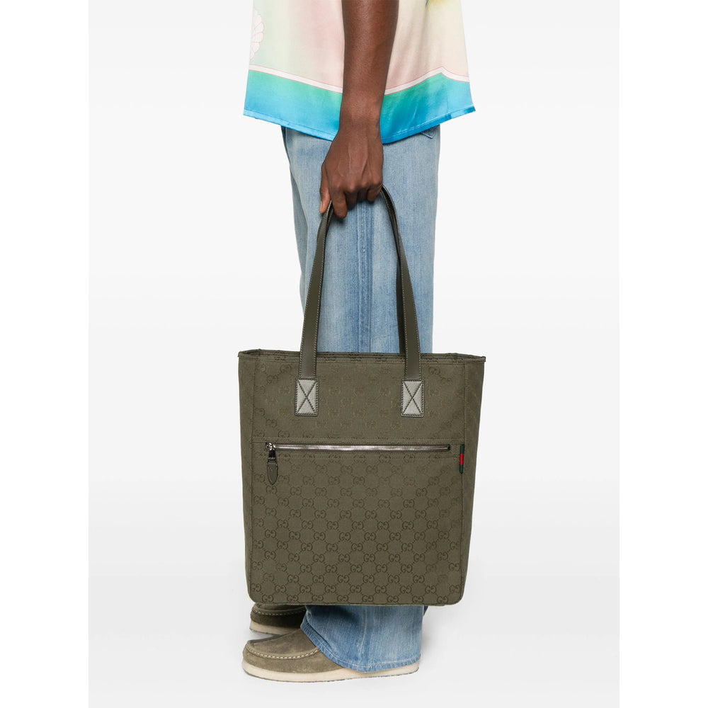Gucci Green Tote Bags Men