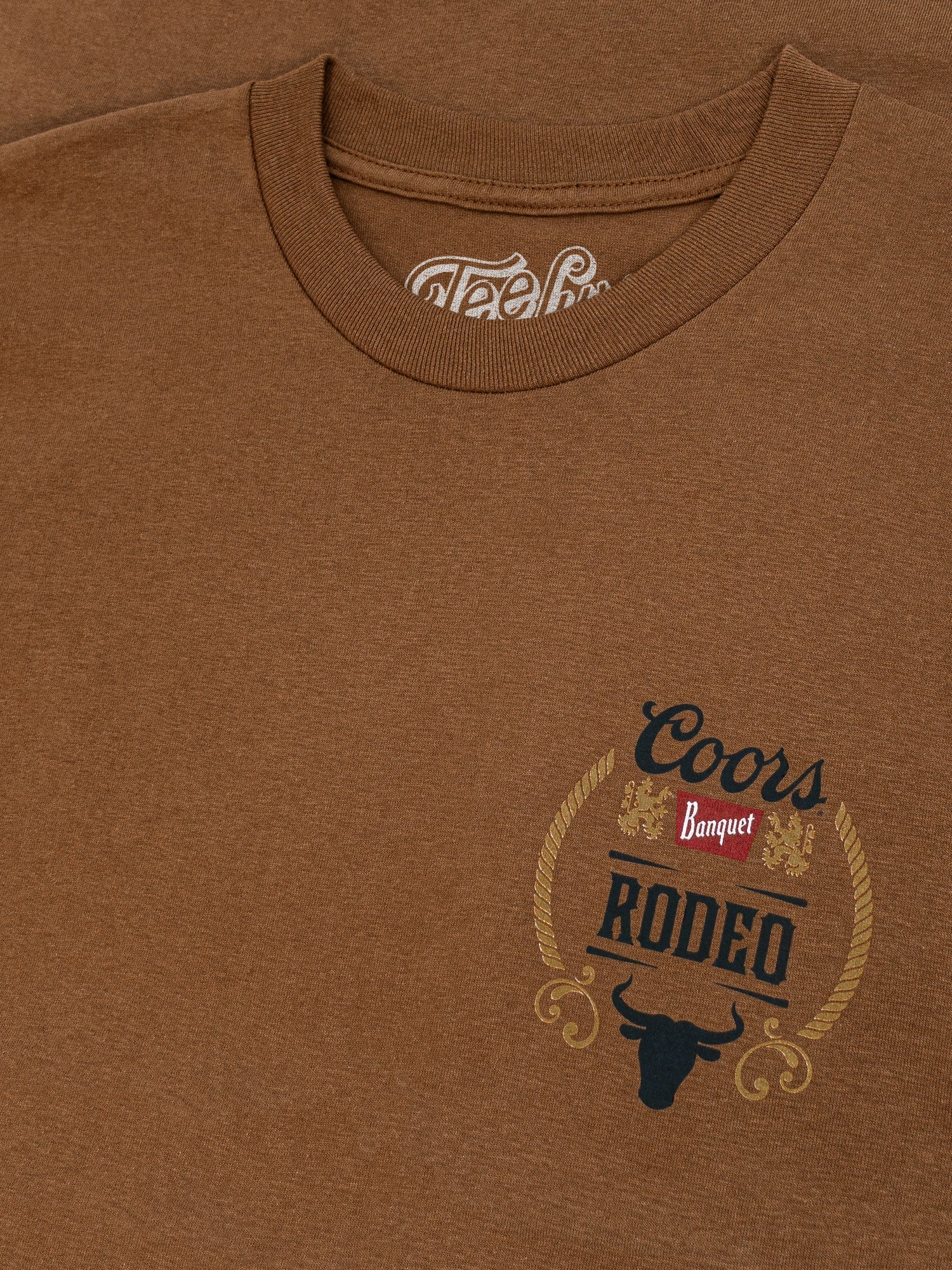 Coors Banquet Rodeo Bull Beer Front and Back T-Shirt
