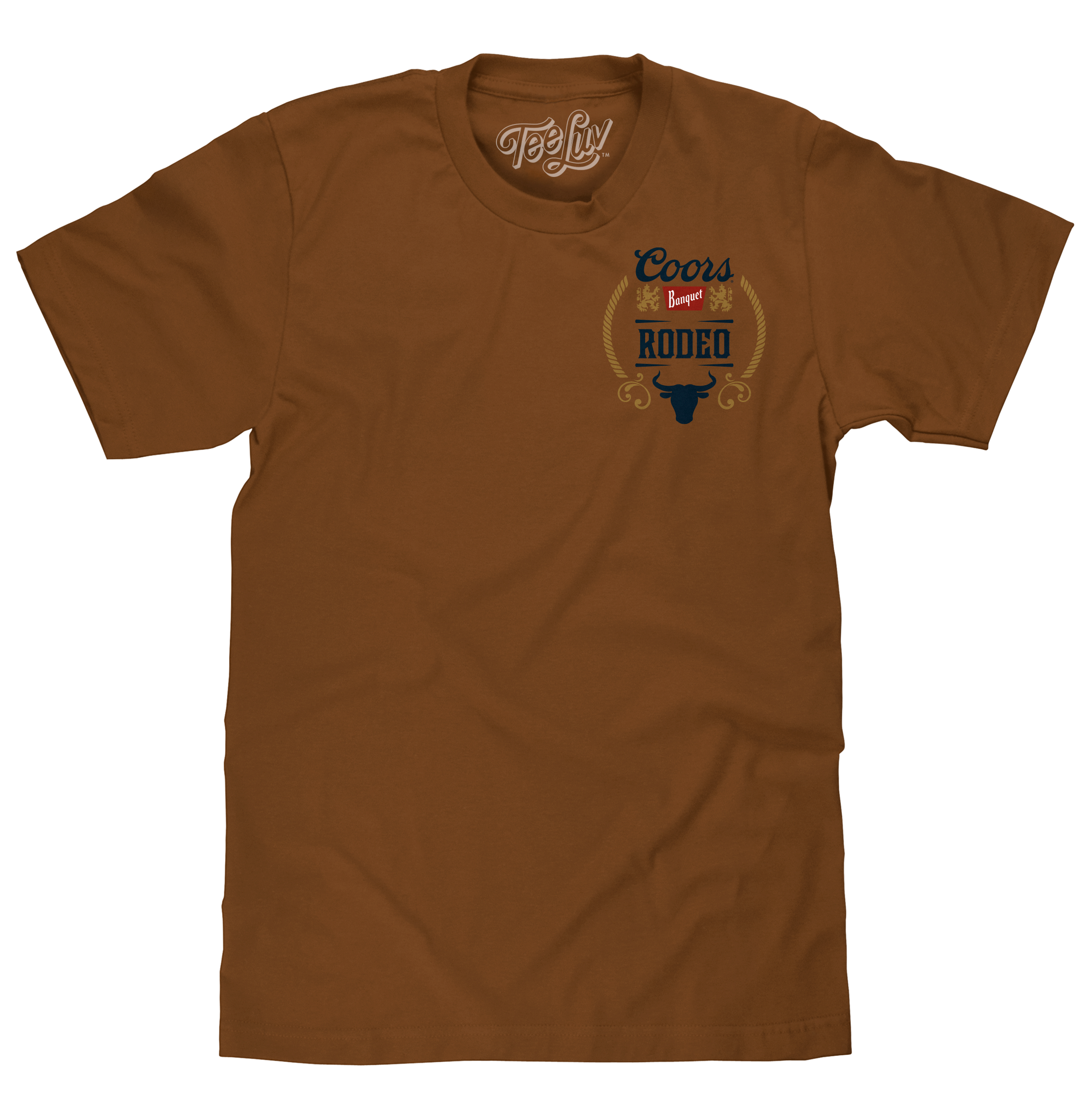 Coors Banquet Rodeo Bull Beer Front and Back T-Shirt