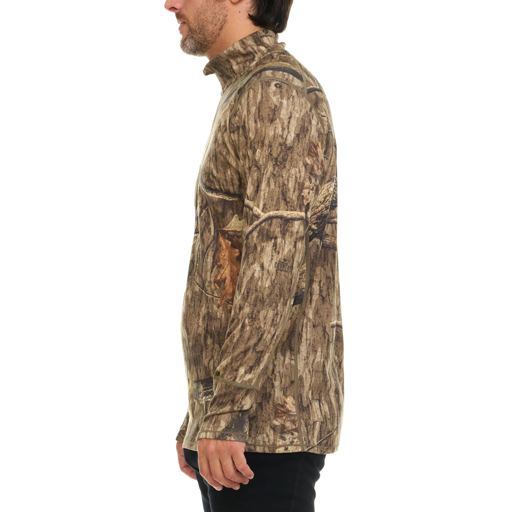 Midweight Men's Wool 1/4 Zip -  100% Merino Wool