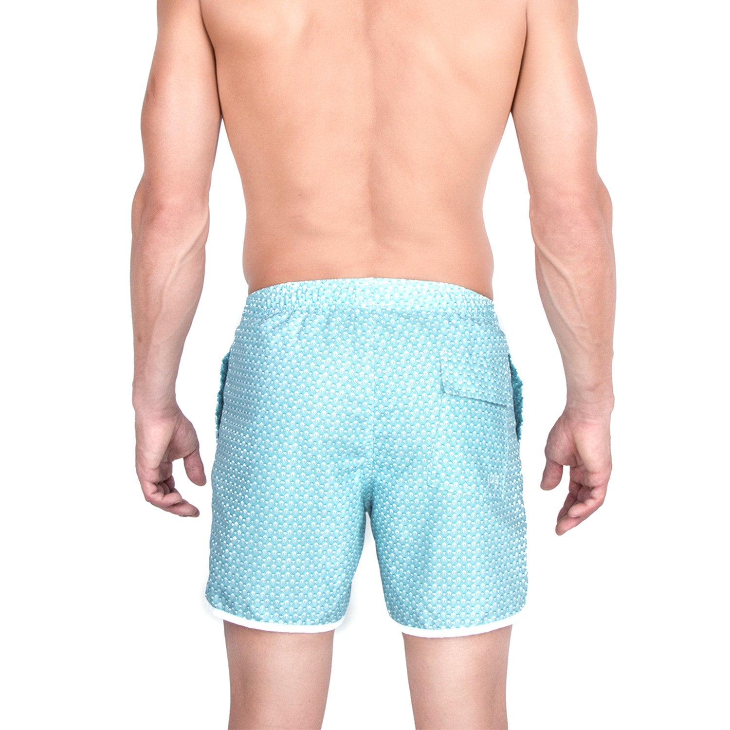 Leonardo Swim Trunks // Light Blue