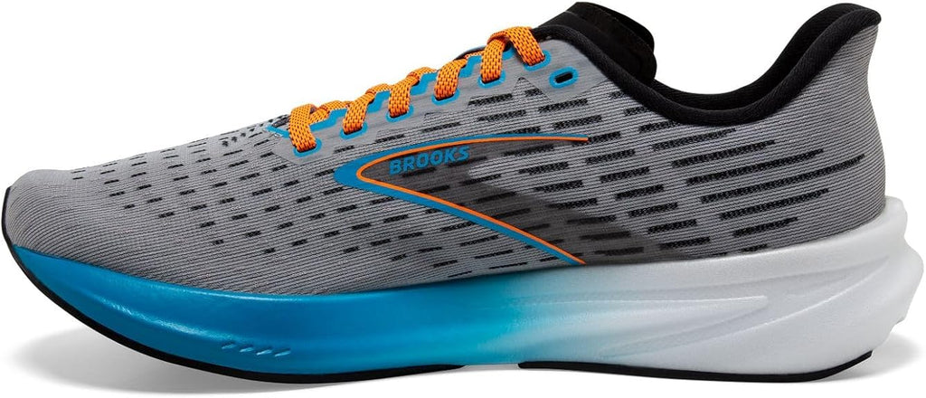 BROOKS HYPERION GREY/ATOMIC BLUE/SCARLET ,10