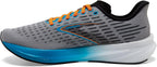 BROOKS HYPERION GREY/ATOMIC BLUE/SCARLET ,10