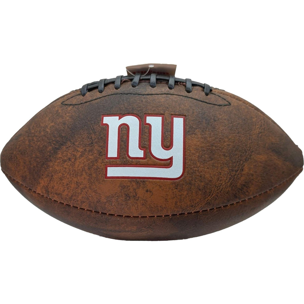 Wilson New York Giants Logo - Junior Size Throwback Football