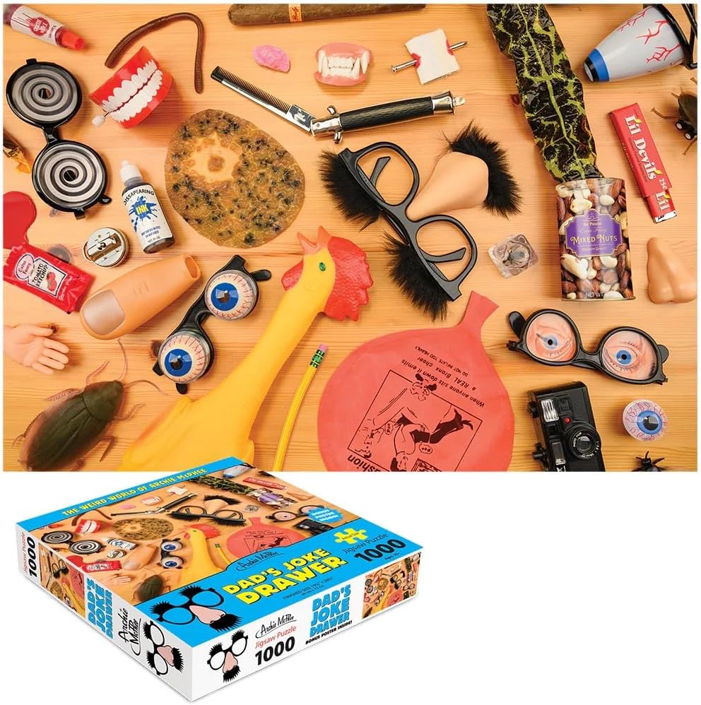 Dad's Joke Drawer Puzzle ~ GaG's & Prank Items! ~ Weird World of Archie McPhee