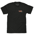 Miller High Life Girl in The Moon Beer Logo T-Shirt - Vintage Black
