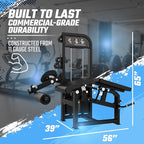 Selectorized Leg Extension & Prone Leg Curl Combo w/250lb weight stack (New)
