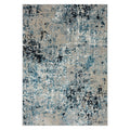 Sevita Distressed Abstract // Blue + Beige